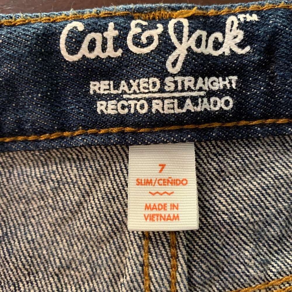 Boys jeans. Dark wash.